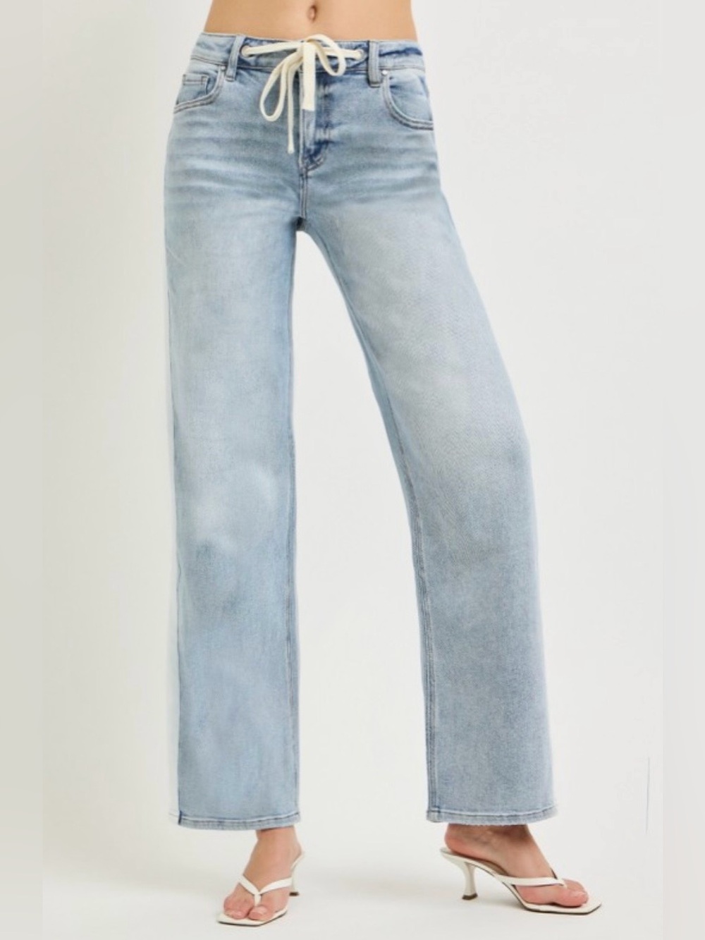 NWT🤍Risen Stripe Baggy Slouchy Jean 3/26 - Picture 10 of 10